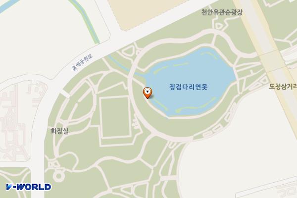 홍예공원 공중화장실 위치 지도 — 충청남도 예산군 삽교읍 홍예공원로 88
