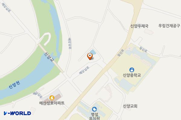 신양시장 공중화장실 위치 지도 — 충청남도 예산군 신양면 예당남로 833-19