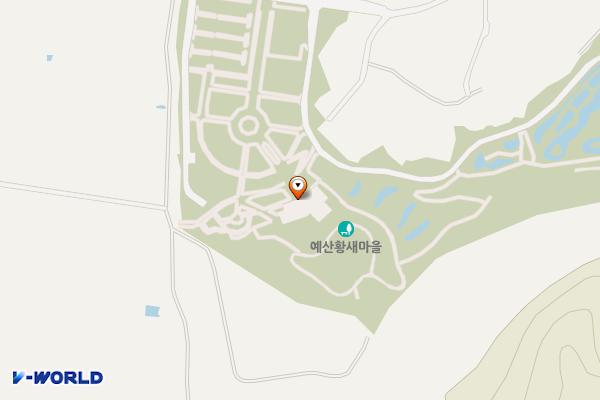 황새공원 다목적광장 위치 지도 — 충청남도 예산군 광시면 시목대리길 62-19