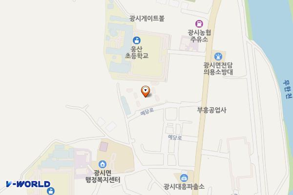 광시공영주차장화장실 위치 지도 — 충청남도 예산군 광시면 광시길
