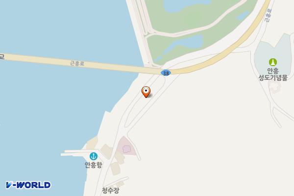 신진대교아래 안흥항 위치 지도 — 충청남도 태안군 근흥면 안흥1길 15