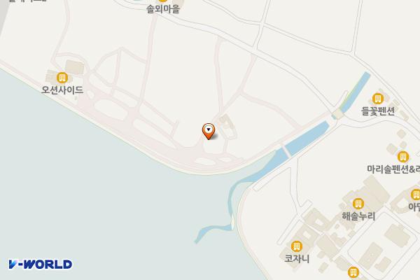 몽산포 송림 위치 지도 — 충청남도 태안군 남면 몽산포길 99-20