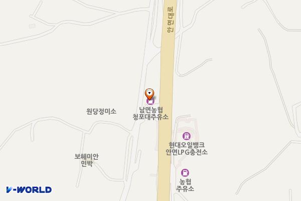 남면농협청포대주유소 위치 지도 — 충청남도 태안군 남면 안면대로 1480