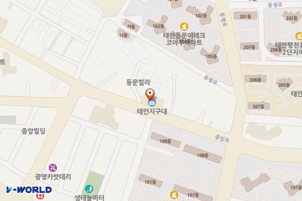 태안경찰 태안지구대 위치 지도 — 충청남도 태안군 태안읍 중앙로 177