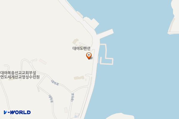 대야도항 위치 지도 — 충청남도 태안군 안면읍 대야로 345