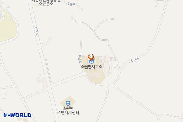 소원면사무소 위치 지도 — 충청남도 태안군 소원면 소근로 26-12, 소원면사무소