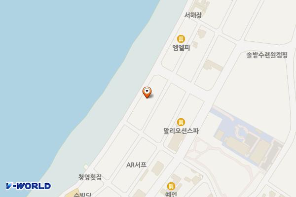 만리포 삼각샤워장 위치 지도 — 충청남도 태안군 소원면 만리포2길158