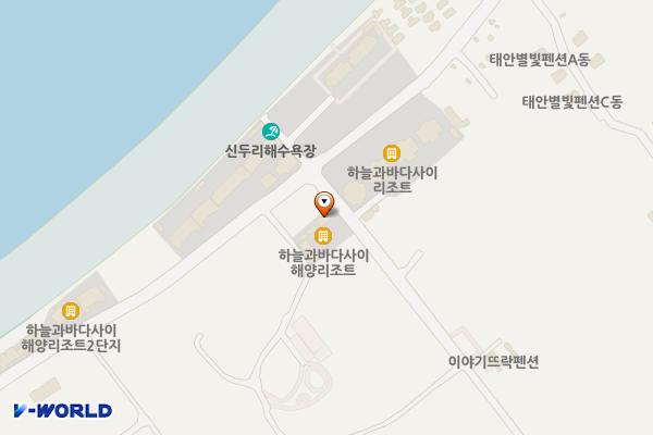 신두리해수욕장 위치 지도 — 충청남도 태안군 원북면 신두해변길 206