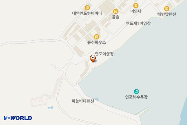 연포 해맞이 위치 지도 — 충청남도 태안군 근흥면 연포2길 44-1