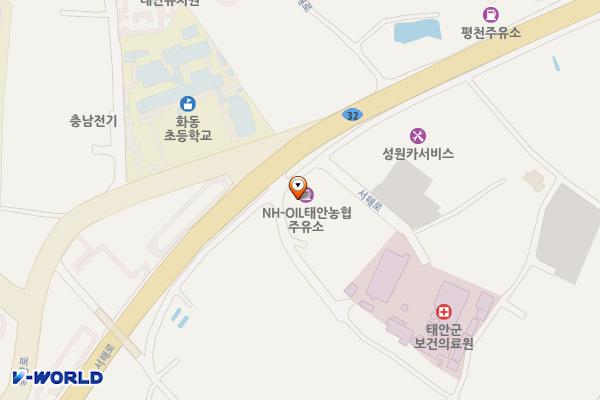 태안농협주유소 위치 지도 — 충청남도 태안군 태안읍 서해로 1948, 태안 농협 주유소