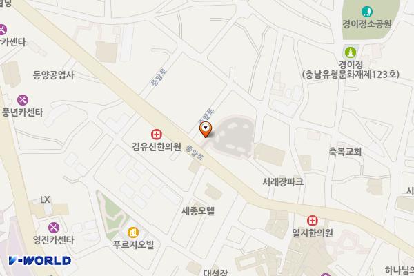 구터미널공영주차장 위치 지도 — 충청남도 태안군 태안읍 중앙로 41