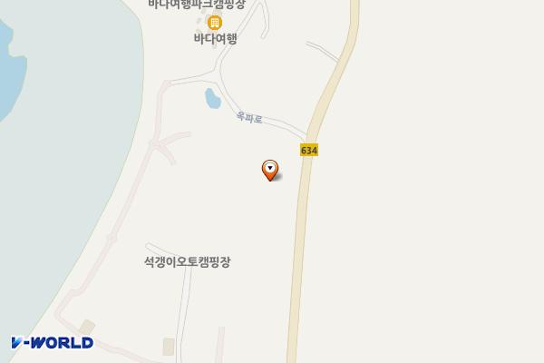 구례포 야영장 위치 지도 — 충청남도 태안군 원북면 옥파로 1025-28