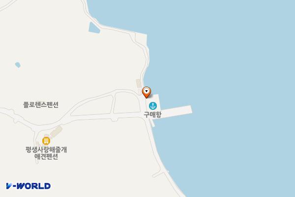 구매항 위치 지도 — 충청남도 태안군 고남면 구매길 93