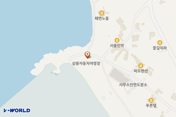 삼봉주차장 위치 지도 — 충청남도 태안군 안면읍 삼봉길 209-3