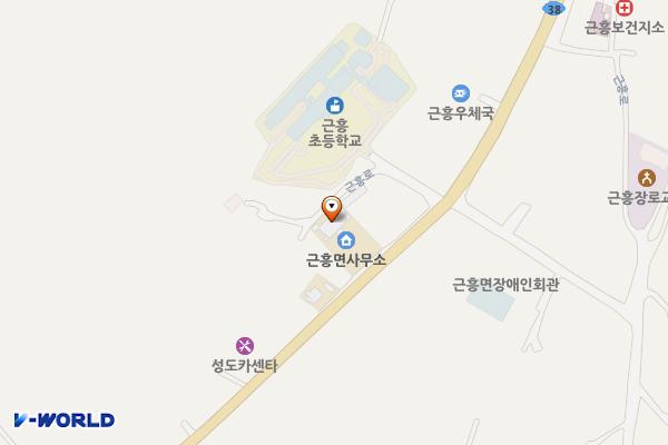 근흥면사무소 위치 지도 — 충청남도 태안군 근흥면 근흥로 724, 근흥면사무소