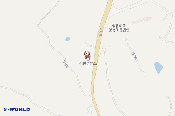 이원주유소 위치 지도 — 충청남도 태안군 이원면 원이로 1221, 이원주유