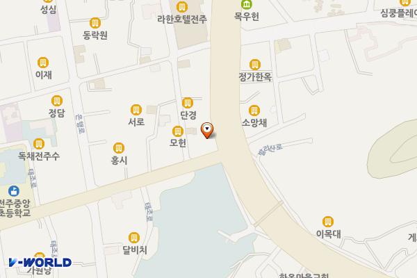전주 종합 관광안내소 화장실 위치 지도 — 전북특별자치도 전주시 완산구 기린대로 69