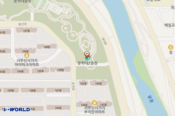 문학대2공원 위치 지도 — 전북특별자치도 전주시 완산구 유연로 217-24