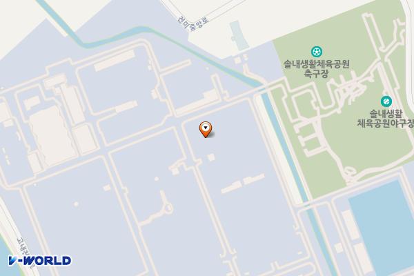 솔내생활체육공원(관리사무소내) 위치 지도 — 전북특별자치도 전주시 덕진구 고내천변로 58