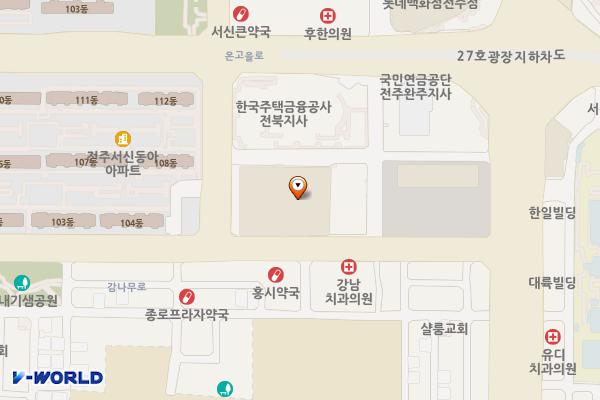 이마트 위치 지도 — 전북특별자치도 전주시 완산구 당산로 111