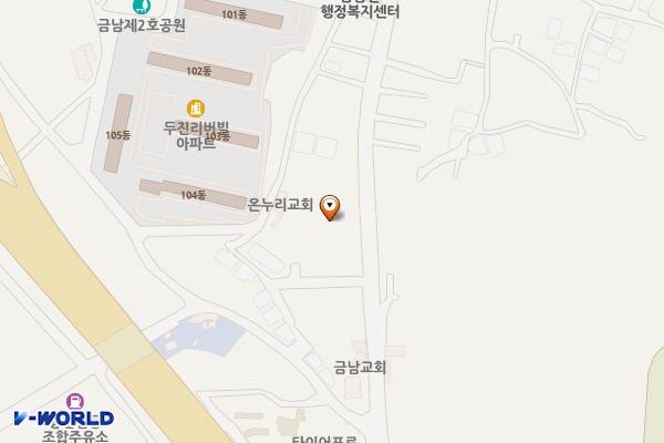 금남면 위치 지도 — 세종특별자치시 금남면 용포로 37-1