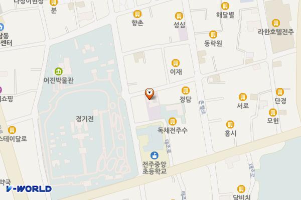 최명희문학관 위치 지도 — 전북특별자치도 전주시 완산구 최명희길 29
