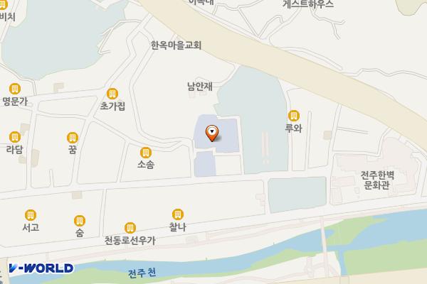 전통문화연수원 위치 지도 — 전북특별자치도 전주시 완산구 향교길 119-6