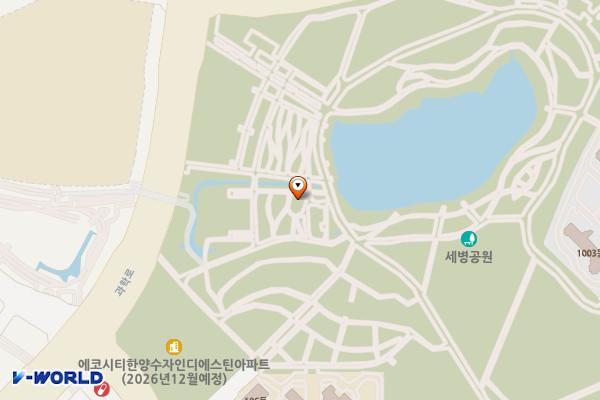 세병공원(물놀이터) 위치 지도 — 전북특별자치도 전주시덕진구 세병로 177-52 (송천동2가)