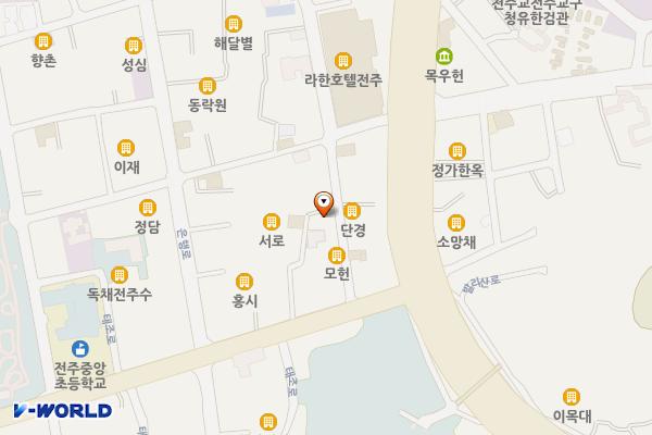 선비문화관 위치 지도 — 전북특별자치도 전주시 완산구 한지길 102