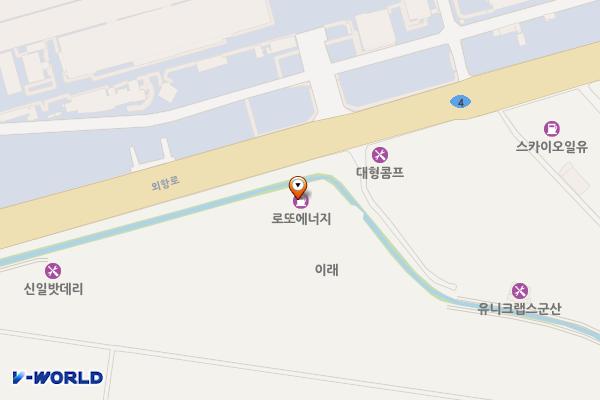 (유)로또에너지 위치 지도 — 전북특별자치도 군산시 외항로 223