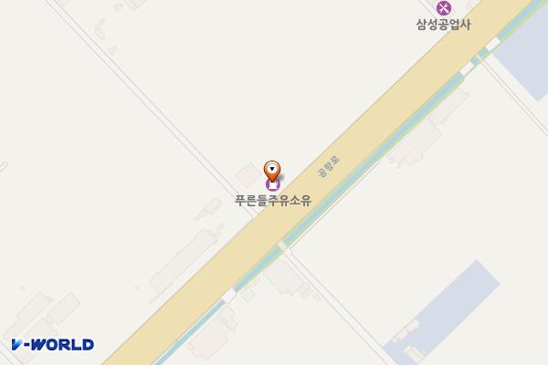 (유)푸른들주유소 위치 지도 — 전북특별자치도 군산시 공항로 300