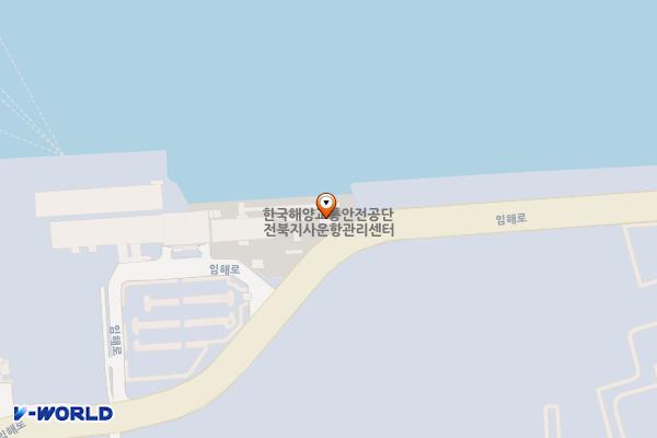 군산항연안여객터미널대합실 내 위치 지도 — 전북특별자치도 군산시 임해로 378-8