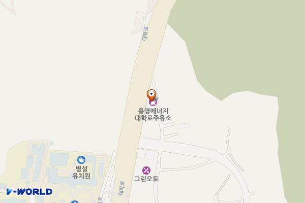 대학로셀프주유소 위치 지도 — 전북특별자치도 군산시 대학로 487