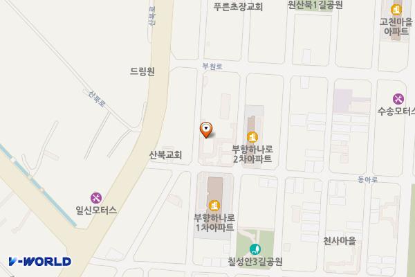 미성작은도서관 위치 지도 — 전북특별자치도 군산시 동아로 11