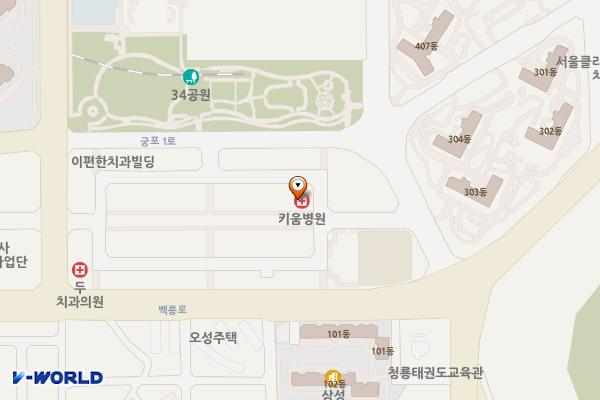 키움병원 위치 지도 — 전북특별자치도 군산시 궁포안2길 24-0