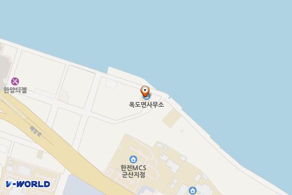 옥도면사무소 위치 지도 — 전북특별자치도 군산시 내항2길 125