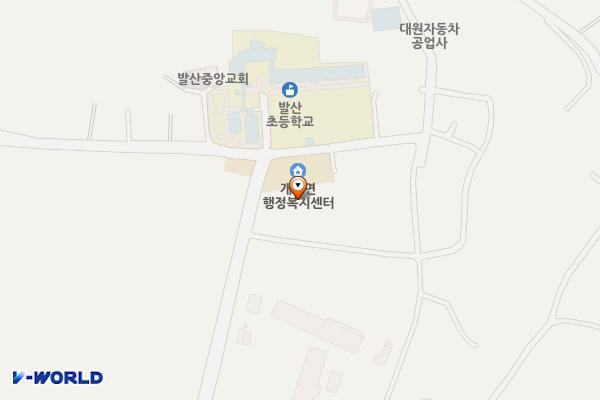 개정면사무소 위치 지도 — 전북특별자치도 군산시 개정면 바르메길 42