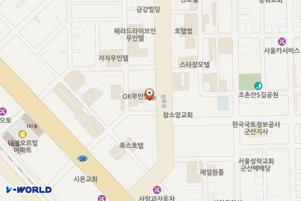 군산셀프세차타운 위치 지도 — 전북특별자치도 군산시 경장동 503-11