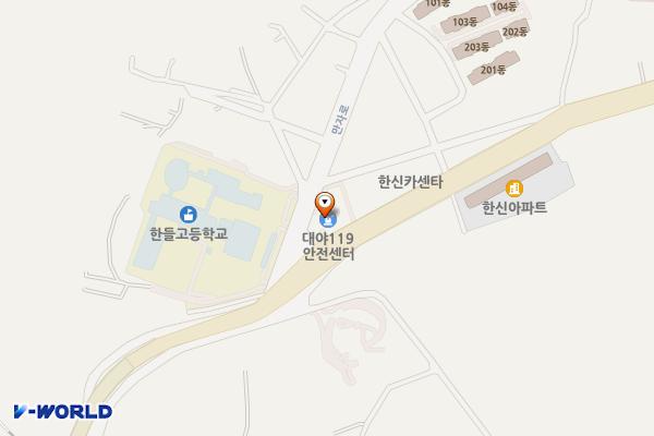 대야119안전센터 위치 지도 — 전북특별자치도 군산시 대야면 대야관통로 5