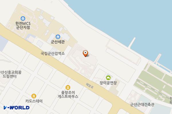 근대역사박물관 야외화장실 위치 지도 — 전북특별자치도 군산시 해망로 240