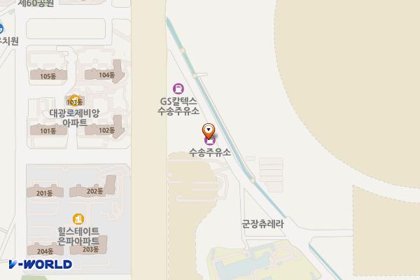 수송주유소 위치 지도 — 전북특별자치도 군산시 옥산면 월명로 58