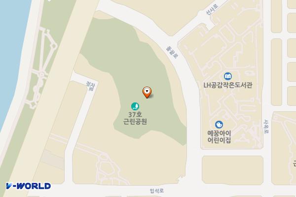 신역세권택지 내 위치 지도 — 전북특별자치도 군산시 내흥동 1021