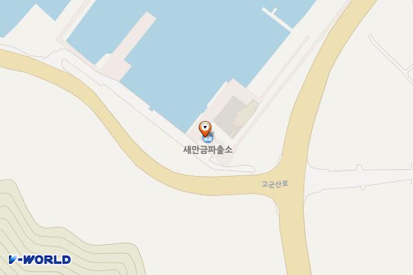 새만금파출소 청사 내 화장실 위치 지도 — 전북특별자치도 군산시 새만금로 1563-22