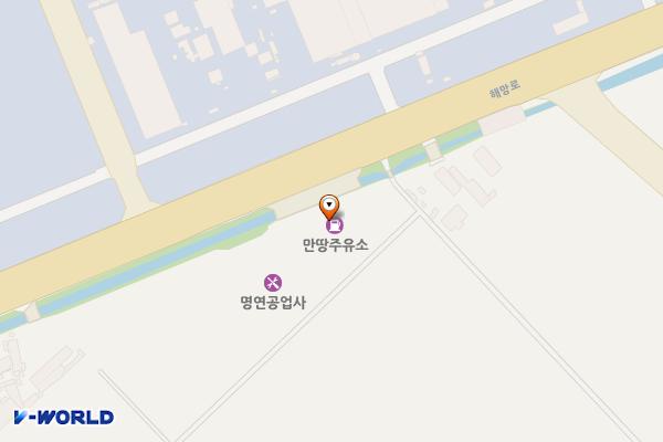 만땅주유소(주) 위치 지도 — 전북특별자치도 군산시 해망로 671