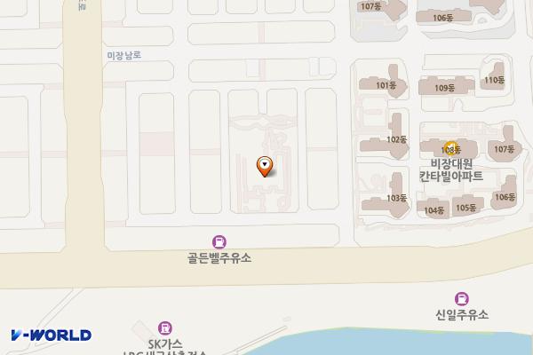 농림축산검역본부 호남지역본부 위치 지도 — 전북특별자치도 군산시 미장8길7