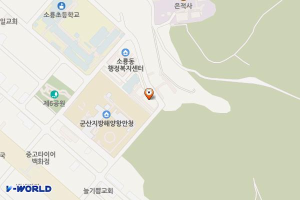 설림도서관 위치 지도 — 전북특별자치도 군산시 설림길 25