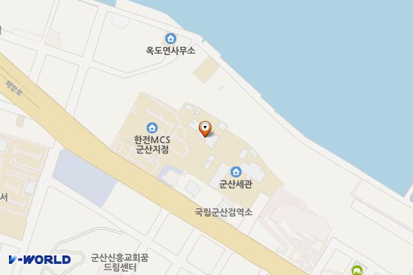 한국수산자원공단 서해본부 위치 지도 — 전북특별자치도 군산시 장미동 해망로 256번지