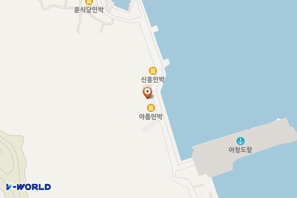 어청도우체국 1층 화장실 위치 지도 — 전북특별자치도 군산시 옥도면 어청도리 322-21 어청도길 49-2