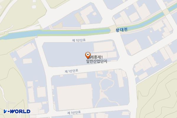 입암산업단지 공영주차장 위치 지도 — 충청남도 계룡시 두마면 입암리 65