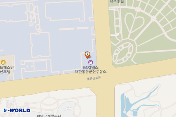 CJ대한통운㈜ 군장산단주유소 위치 지도 — 전북특별자치도 군산시 동장산로 5